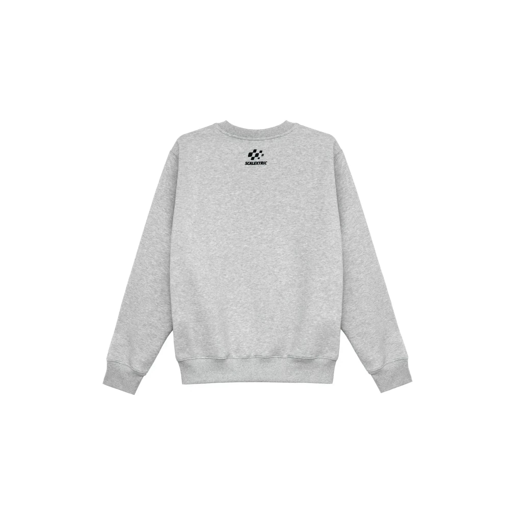 Scalextric, Crewneck, grey, back